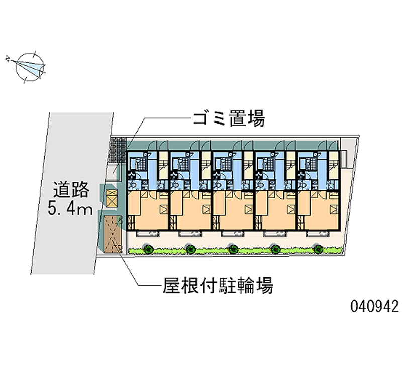 レオパレスヴィラ本町 区画図