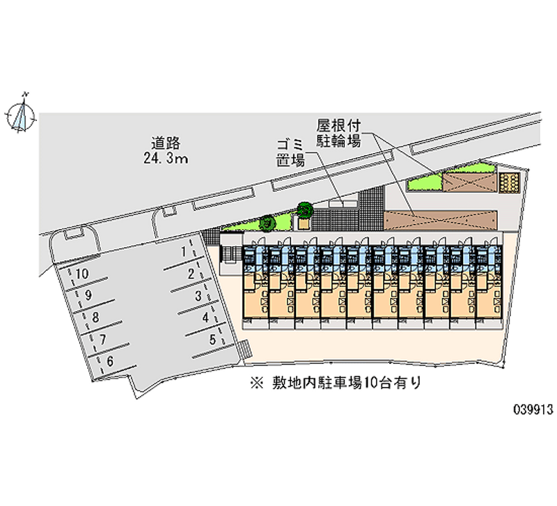 レオパレスＵｒｂａｎ桂坂 月極駐車場