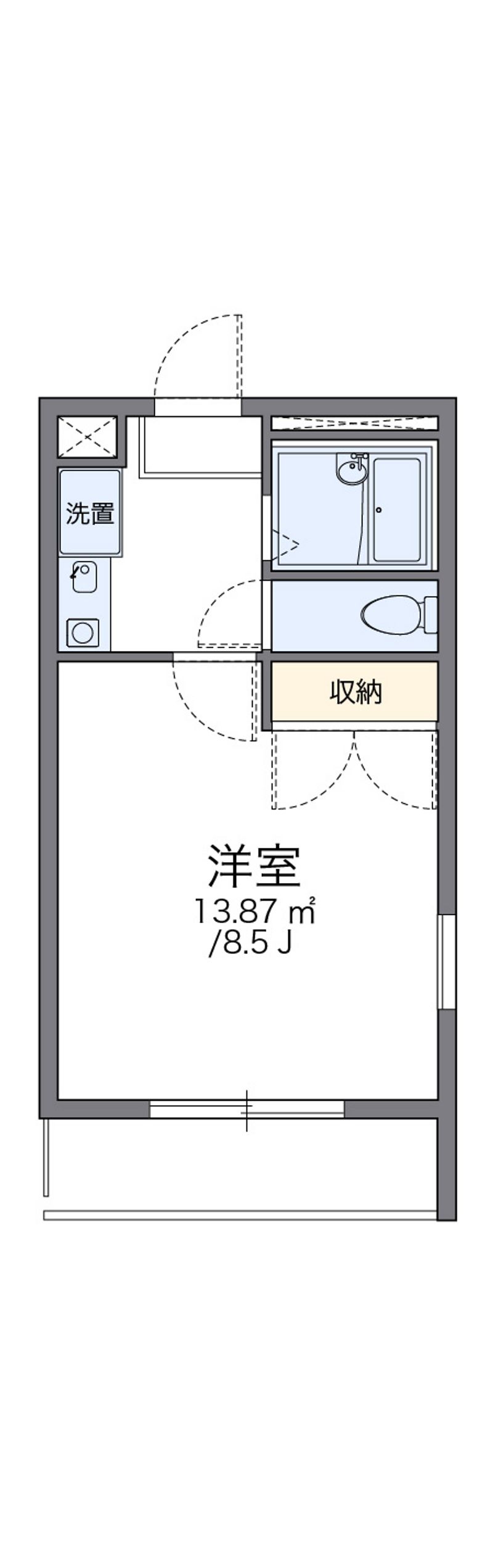 レオパレスサクセスⅠ 間取図