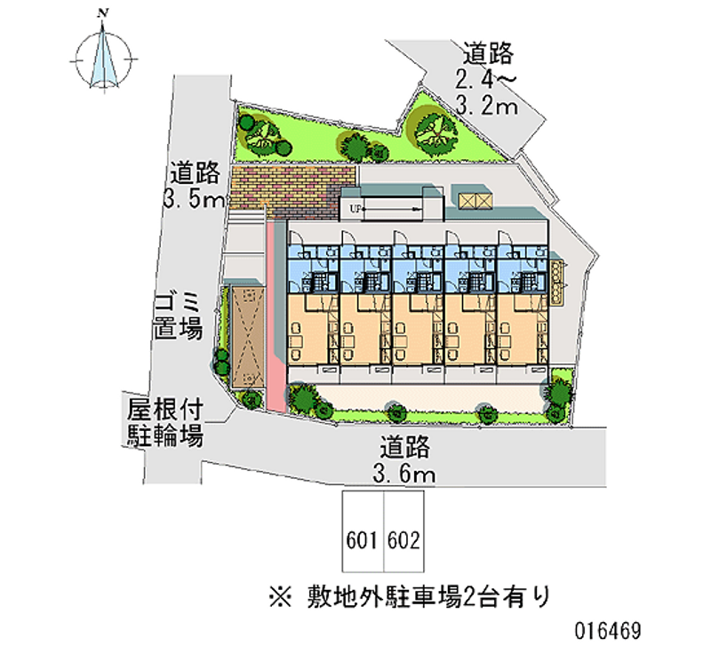 レオパレス壺屋 月極駐車場