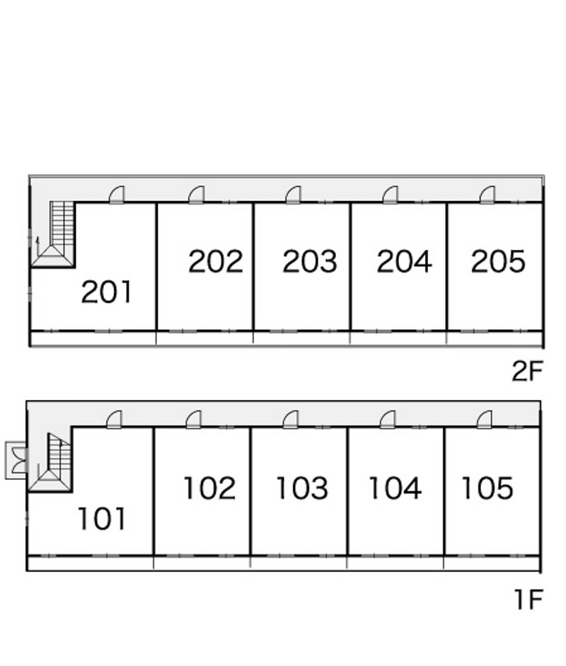 レオパレス浪漫 間取り配置図