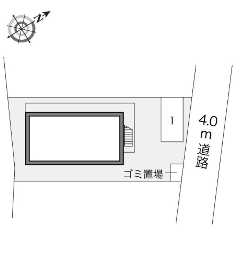 レオパレスグリーンヴェイル 配置図