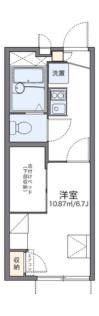 レオパレスティック　ヒル 間取り図