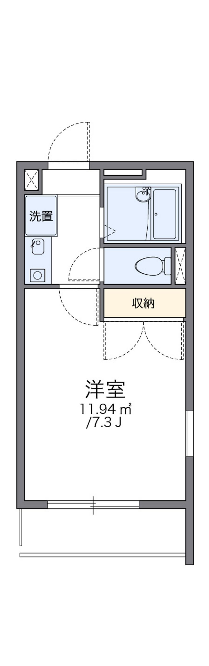 レオパレス葵第１ 間取図