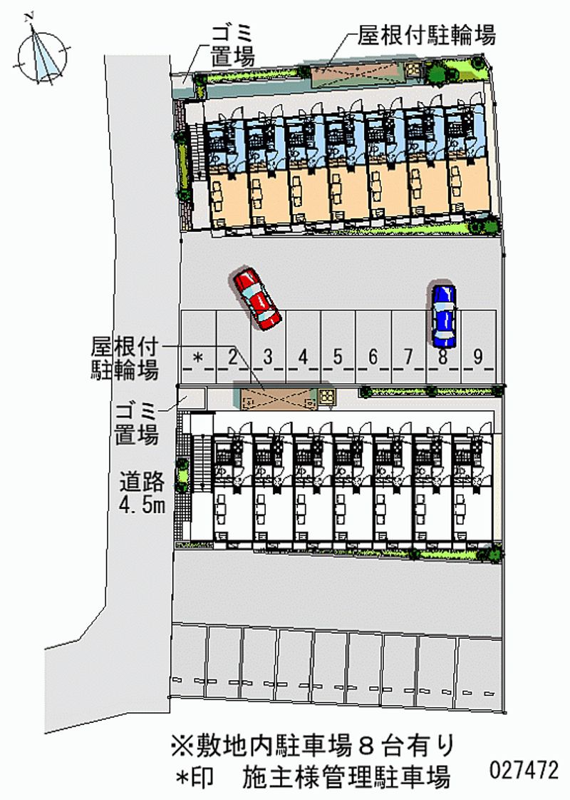 レオパレスＣＯＳＭＯ　Ａ 月極駐車場