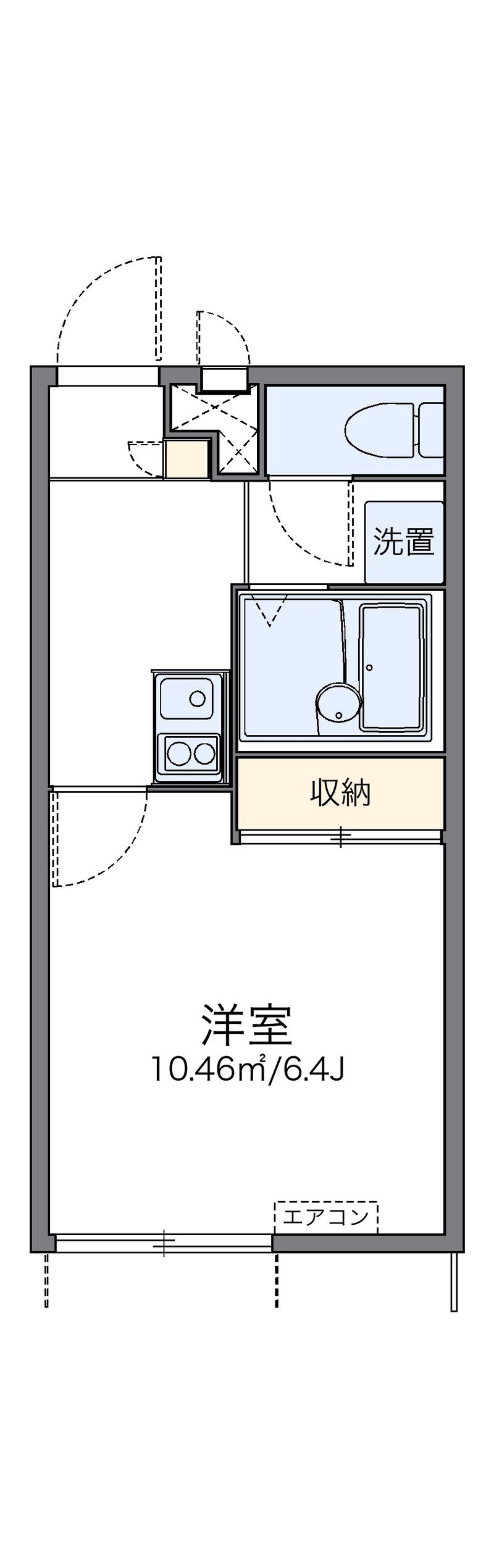 レオパレス安里 間取図
