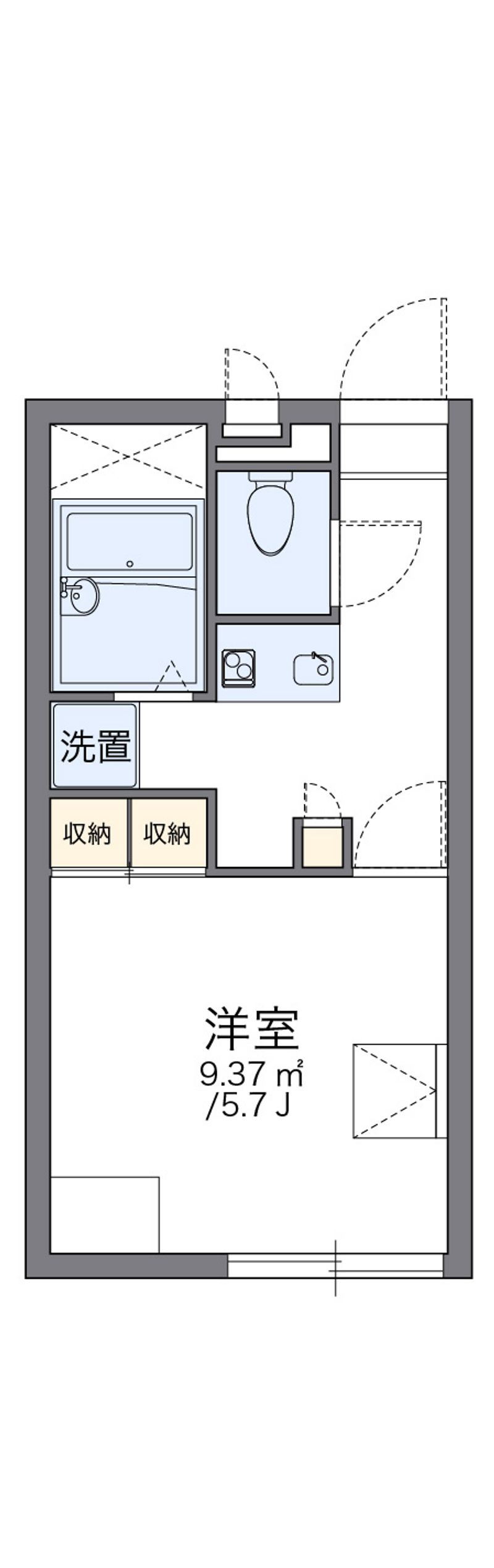 レオパレスグリーンヒルズ３ 間取図