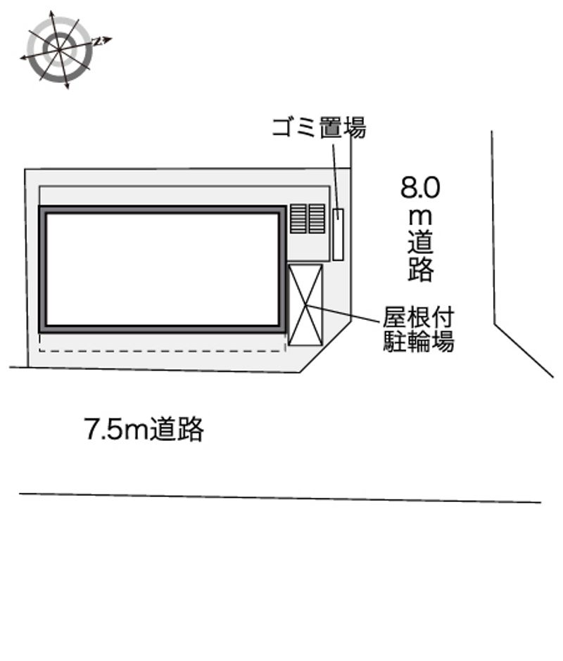 レオパレスパフ 配置図