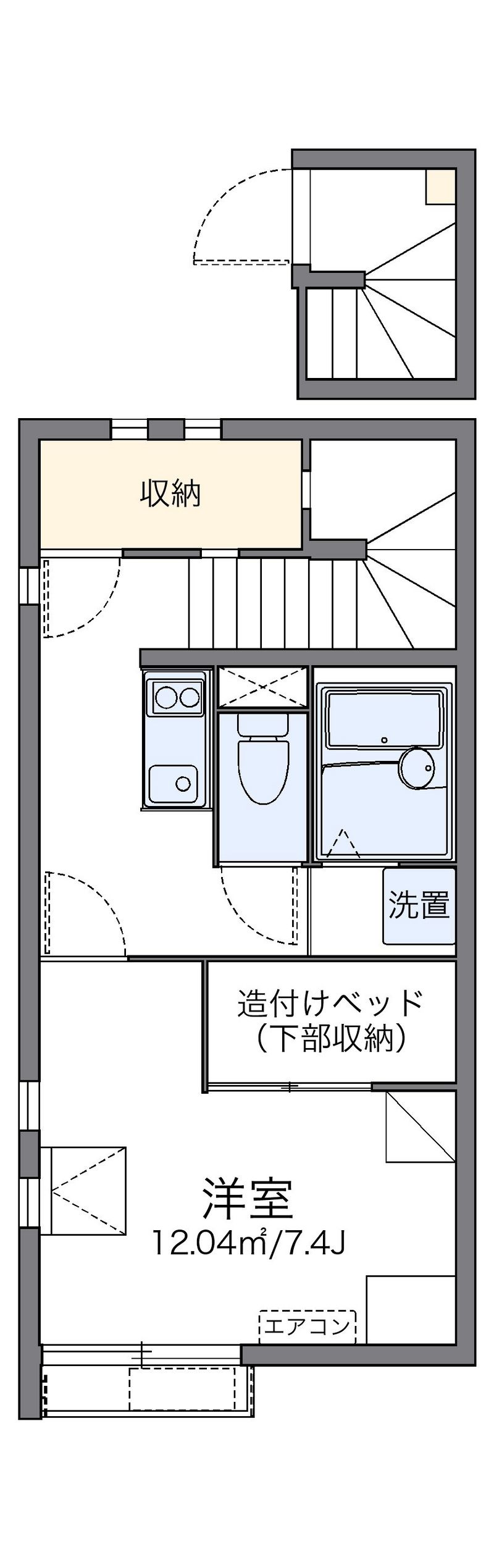 レオネクストエクレール　エヌ 間取図