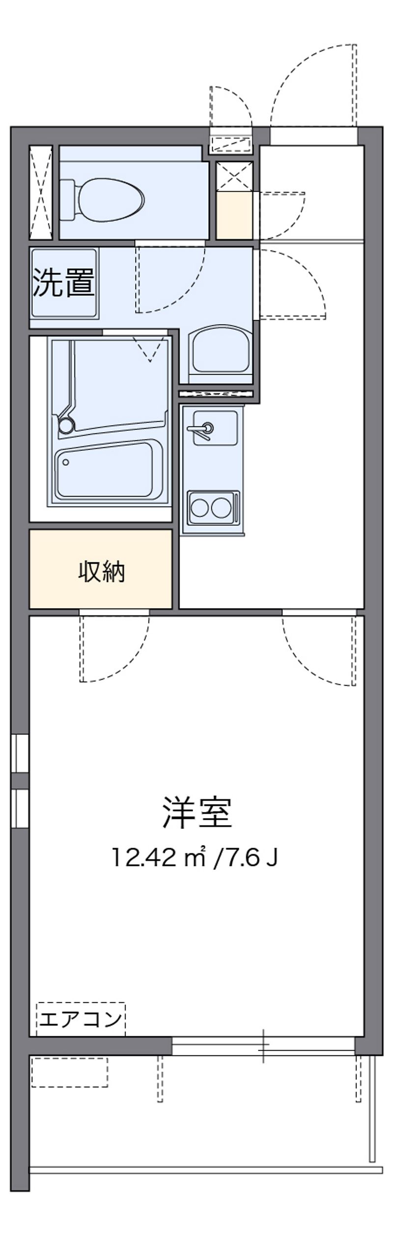 クレイノ幸成 間取図