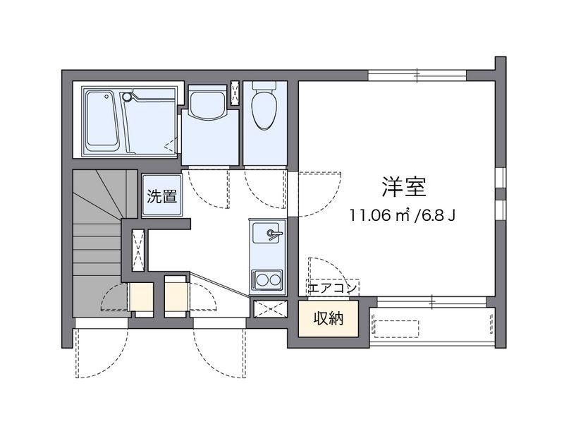 クレイノマンダリーナ 間取図