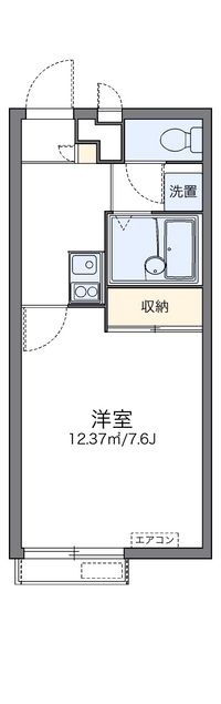 レオパレス浜川田 間取り図