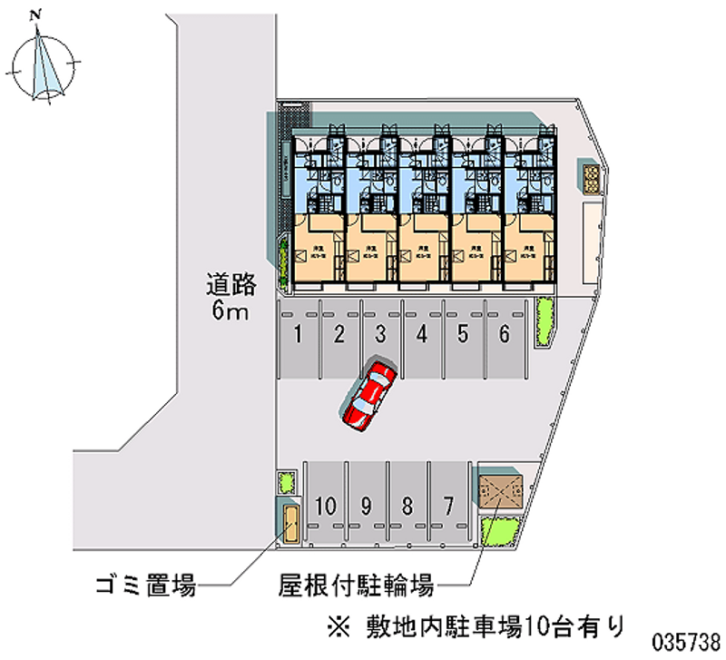 レオパレスヴァルトライゼ 月極駐車場