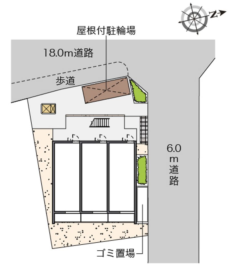 クレイノ河原タウニー 配置図