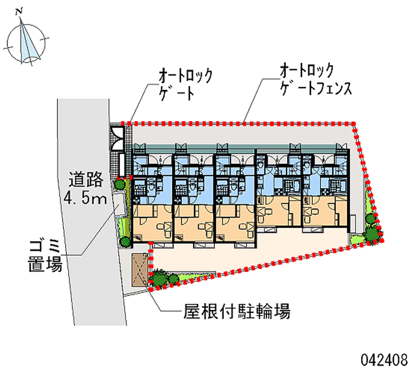 レオネクストグリーンハイツ３号 区画図