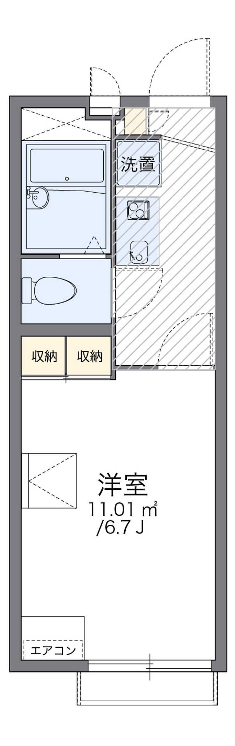 レオパレスレジデンス 間取図