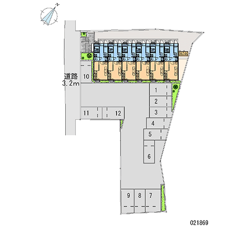 21869月租停車場