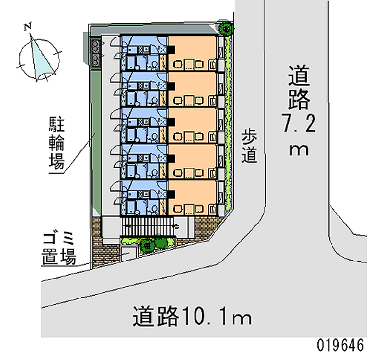 レオパレス一番 区画図