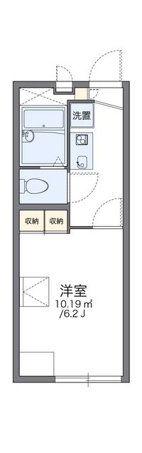 レオパレス高麓台 間取り図