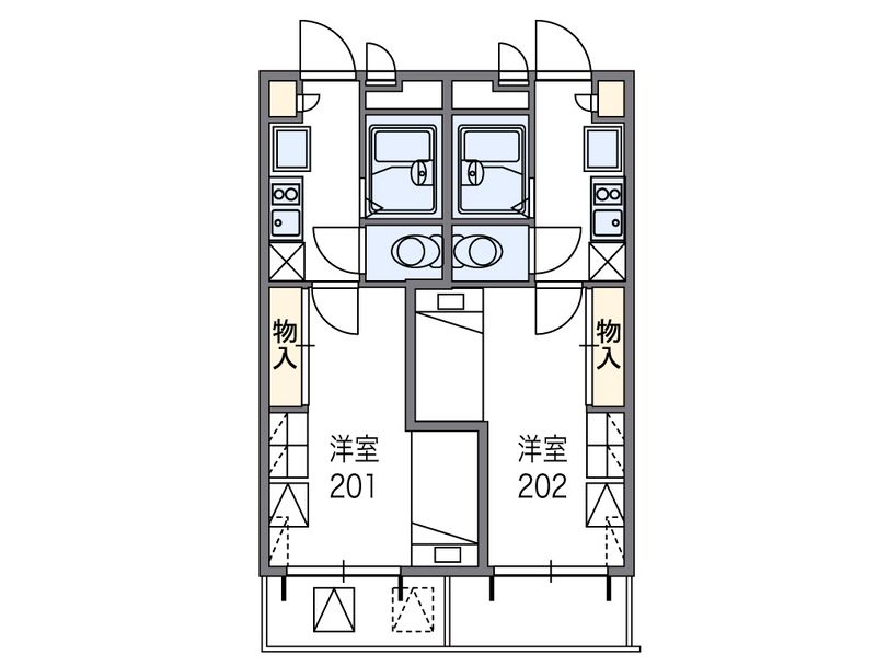 レオパレスル・コントワールⅡ 間取図