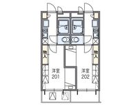 レオパレスル・コントワールⅡ 間取り図