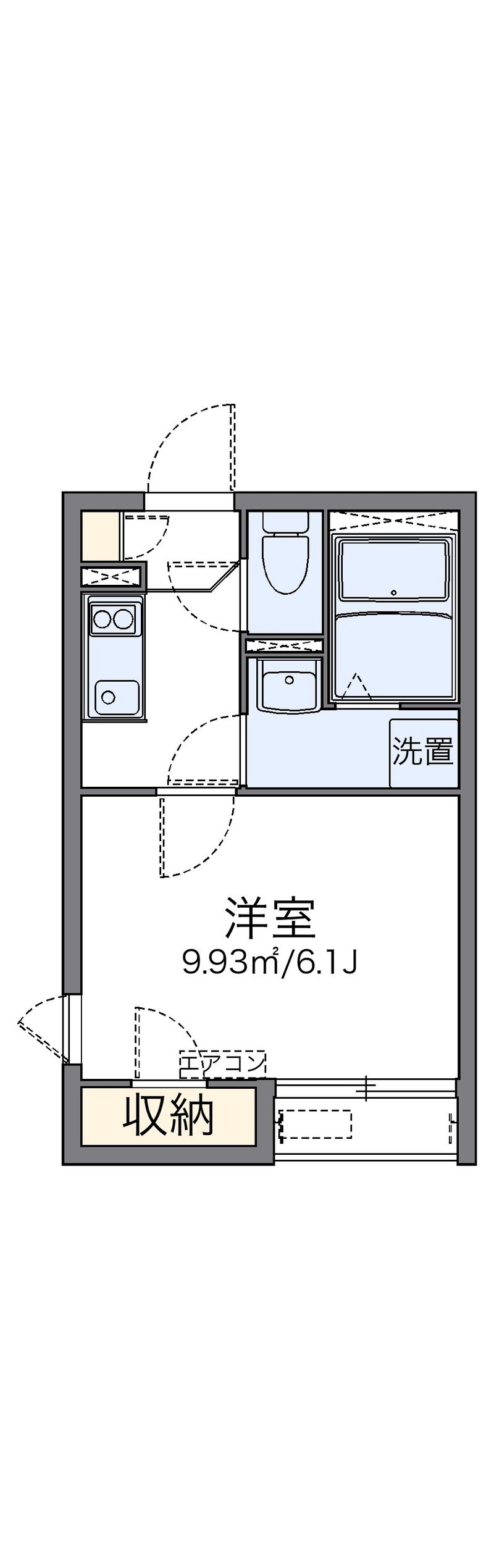 レオネクスト若葉町 間取図