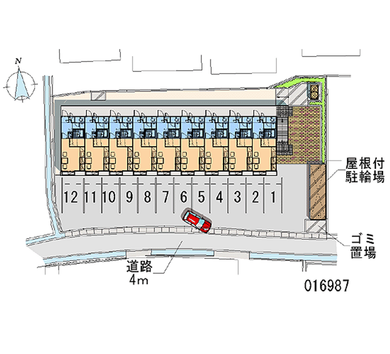 レオパレスＭＡＤＯＫＡ 月極駐車場