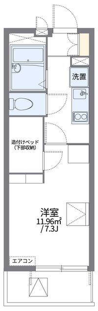 レオパレスドミールⅢ 間取り図