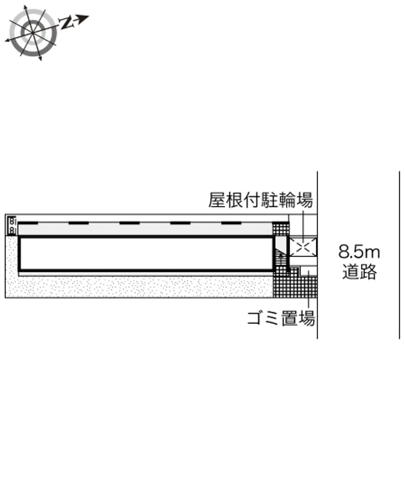 レオパレスサンウィステリア 配置図