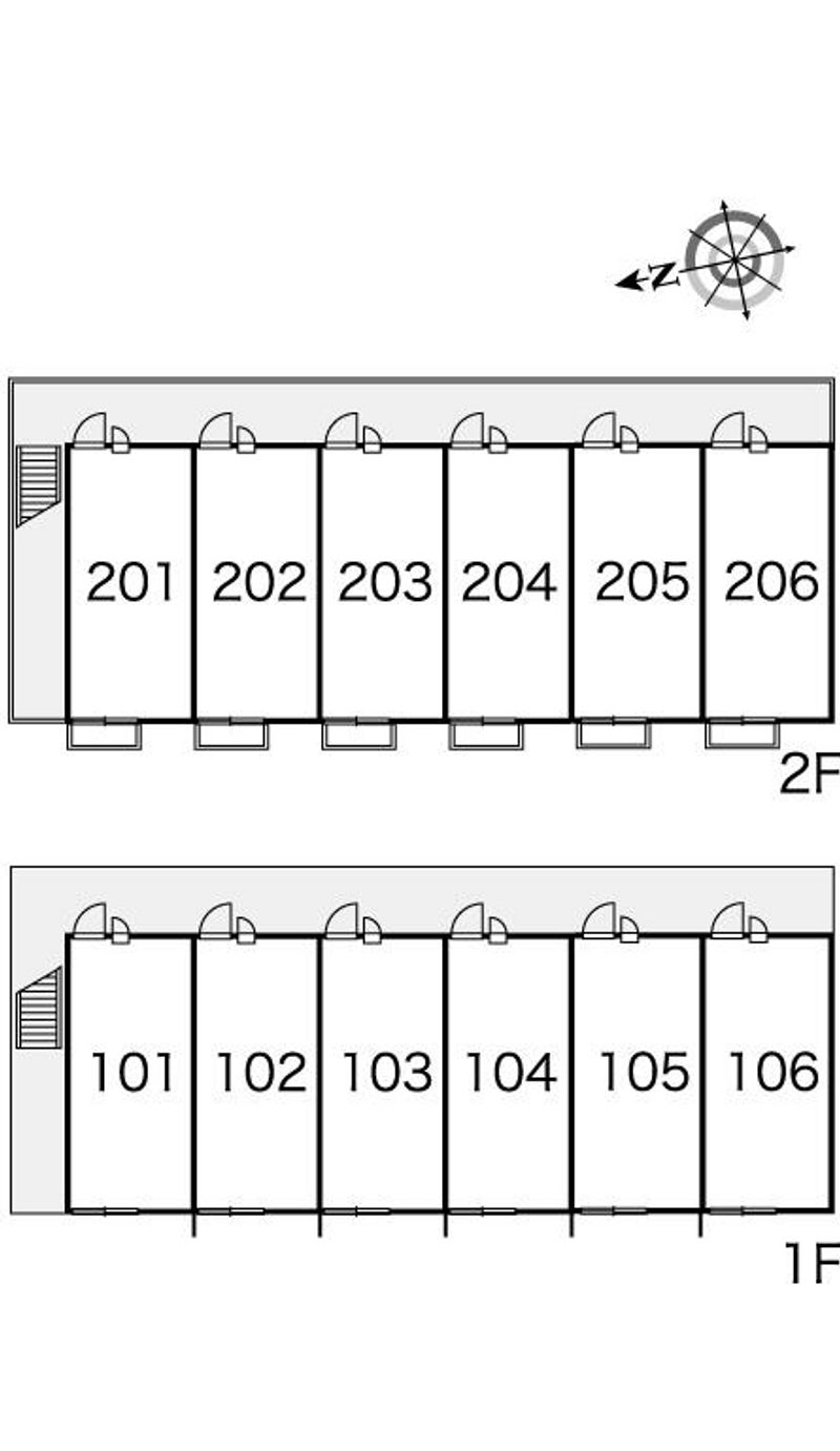 レオパレスＡＶＡＮＣＥ 間取配置図