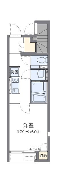 レオネクストｓｋｙ　ｂｌｕｅ 間取り図