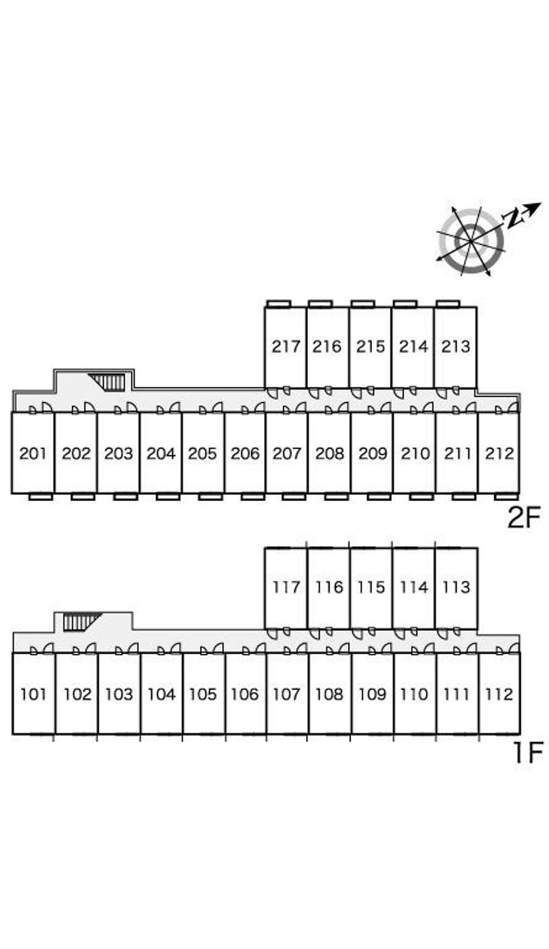 レオパレスｆａｖｏｒｉｔｅ 間取配置図