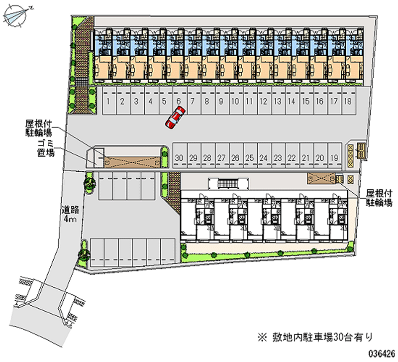 36426 Monthly parking lot