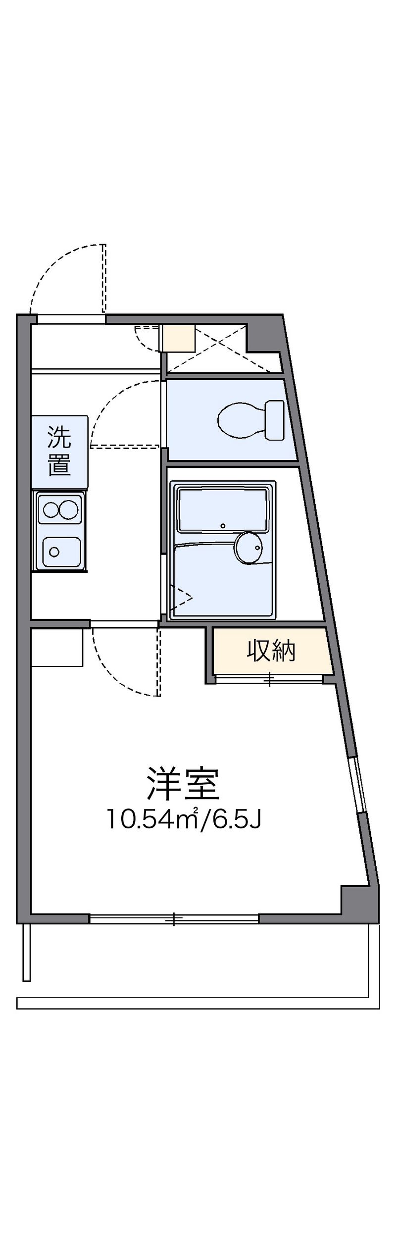 レオパレスミヨシ 間取図