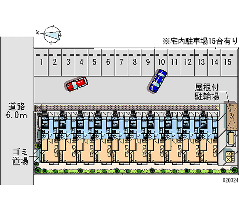 レオパレススカイドリーム佐久平 月極駐車場