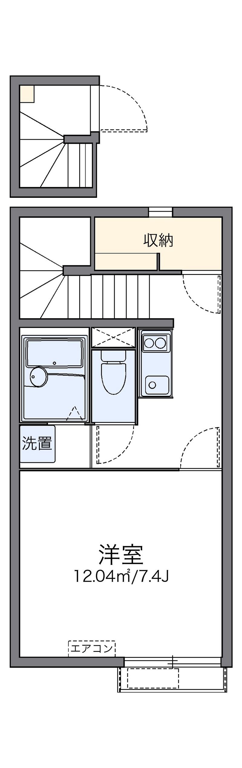 レオネクストディアベルジュⅠ 間取図