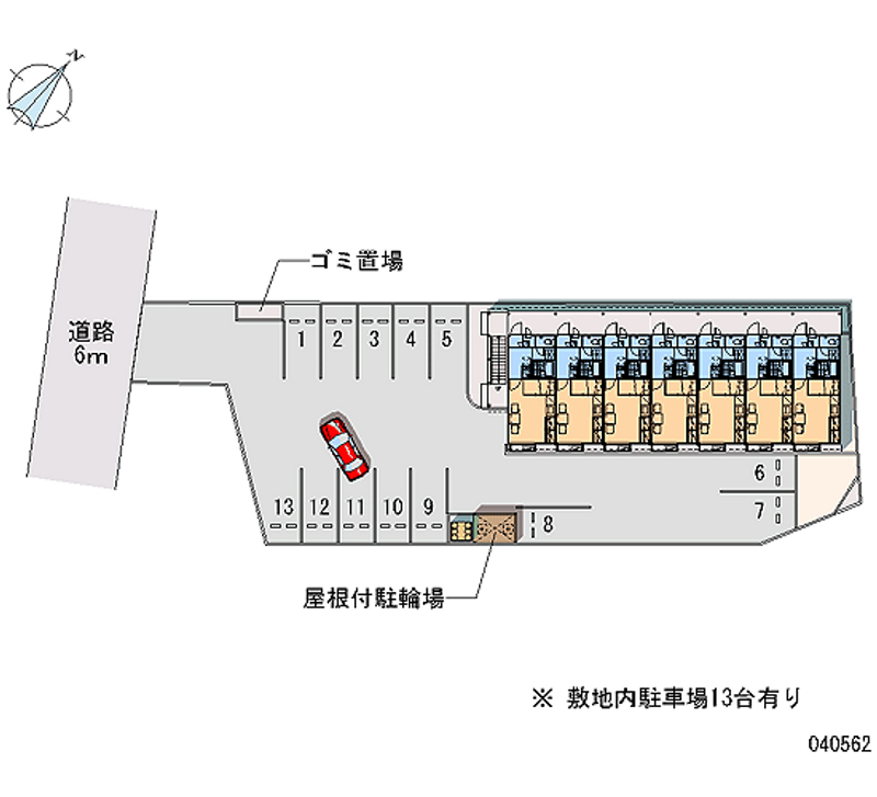 40562 Monthly parking lot