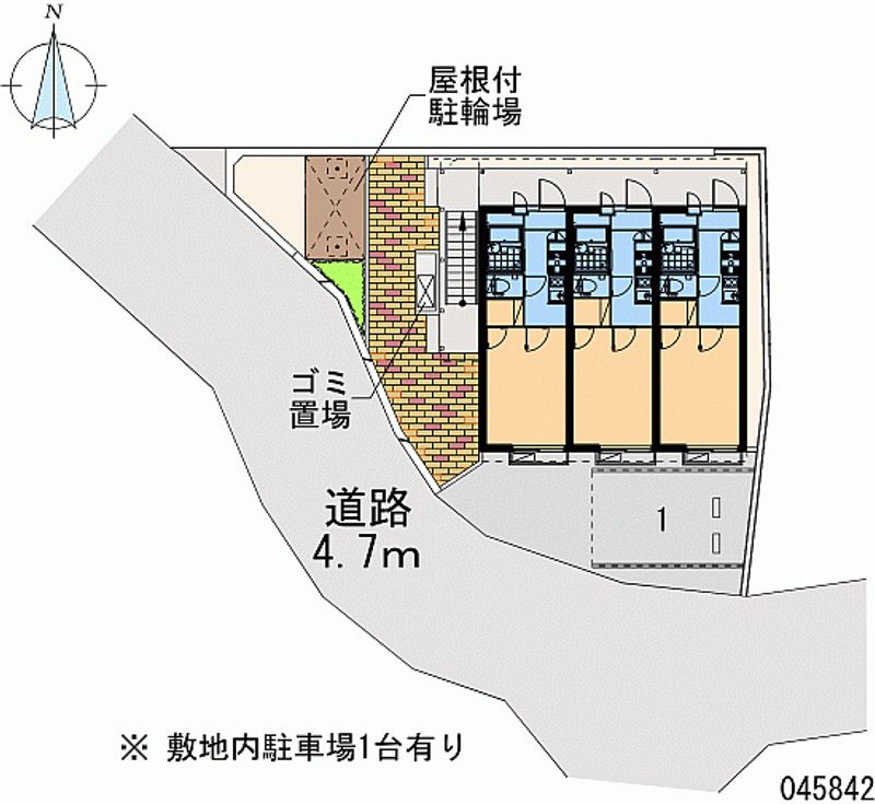 レオパレスエスト桃山台 区画図