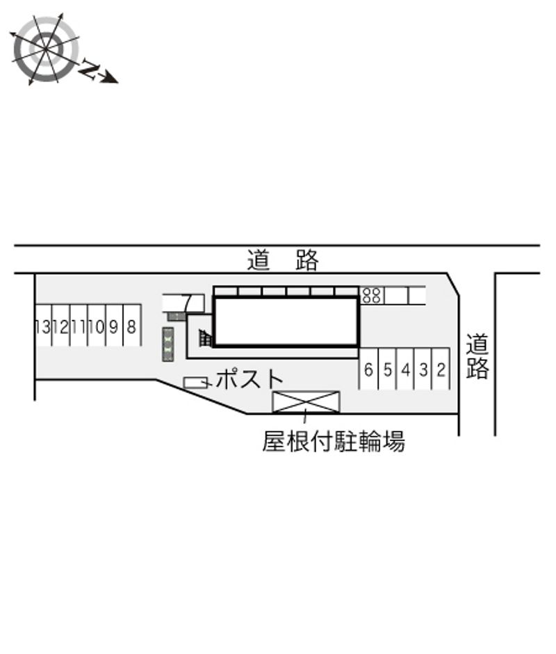 レオパレスＡＫＵＲＡⅡ 駐車場