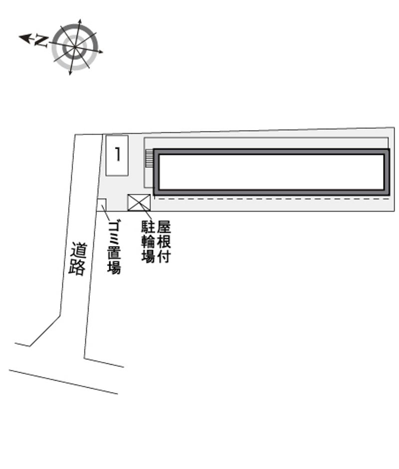 レオパレスアーバン　イースト 配置図