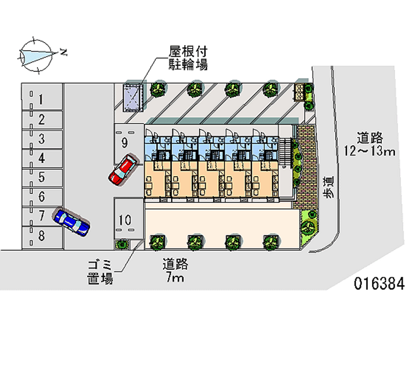 レオパレスプレミール 月極駐車場