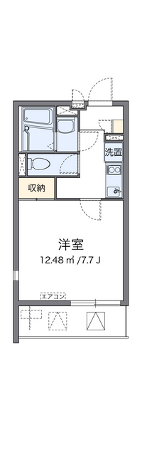 クレイノ浪華Ⅳ 間取り図