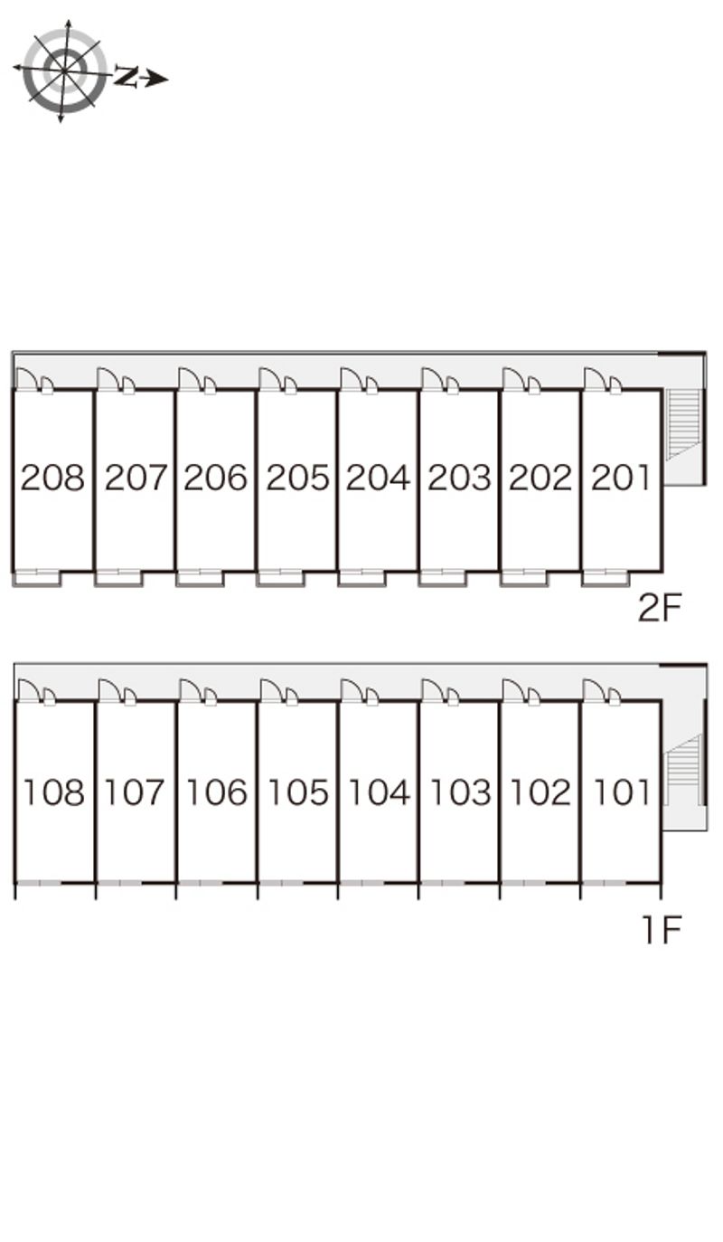 レオパレス千代崎Ａ 間取配置図