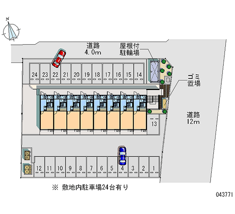 43771 Monthly parking lot