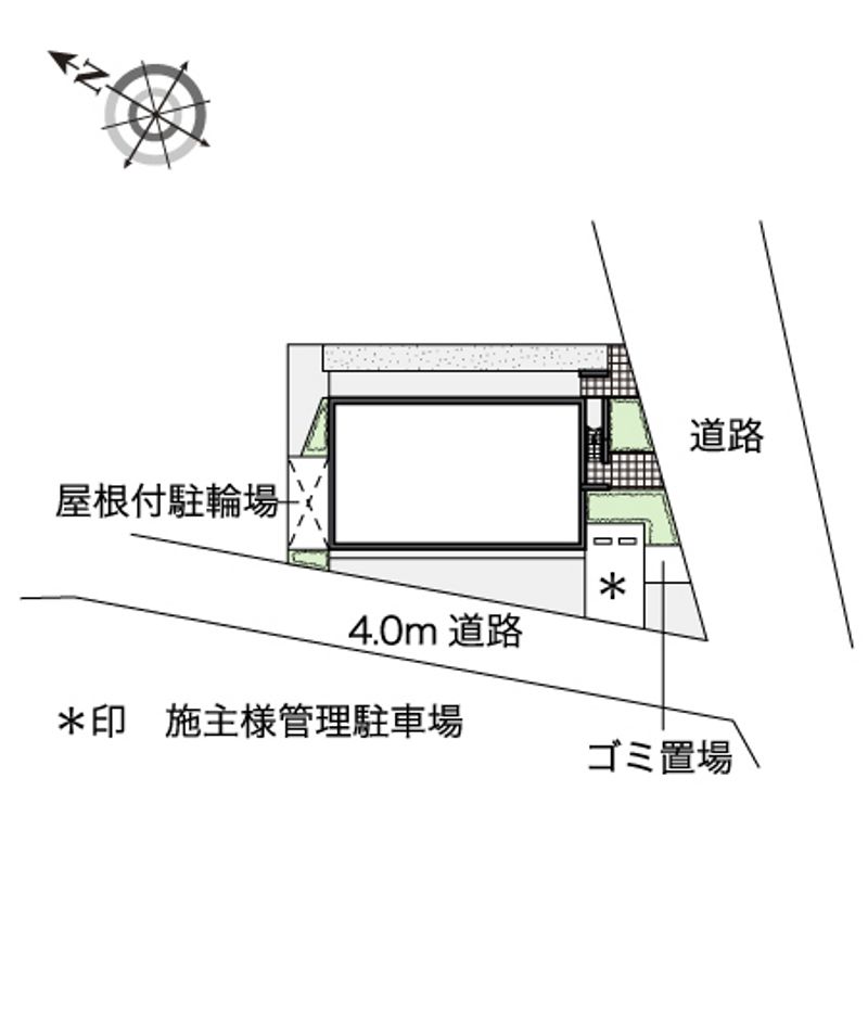 レオパレスタートルクレインⅡ 配置図