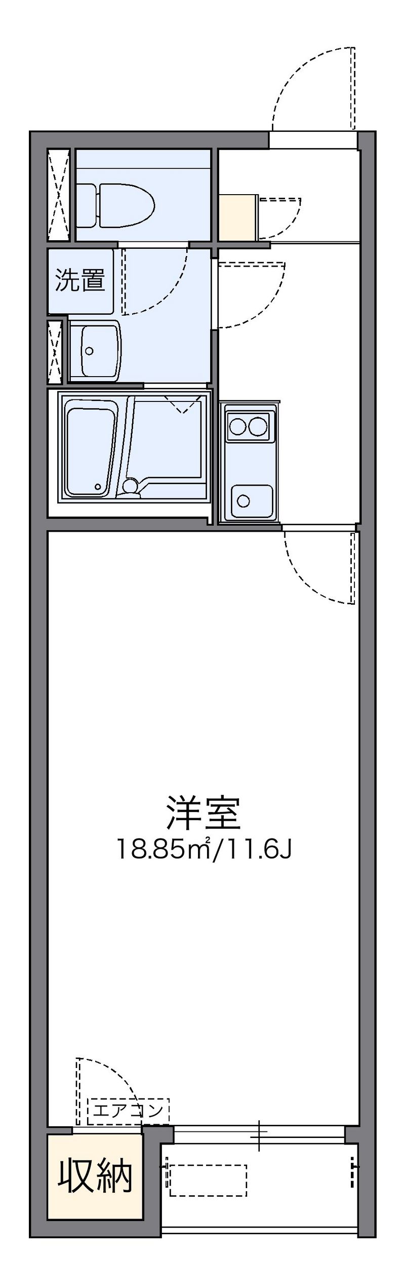 レオネクストプリムローズⅡ 間取図