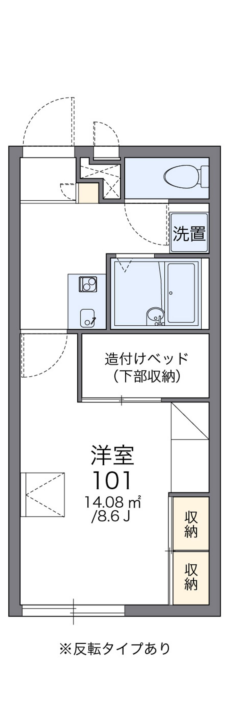レオパレス長浜 間取図