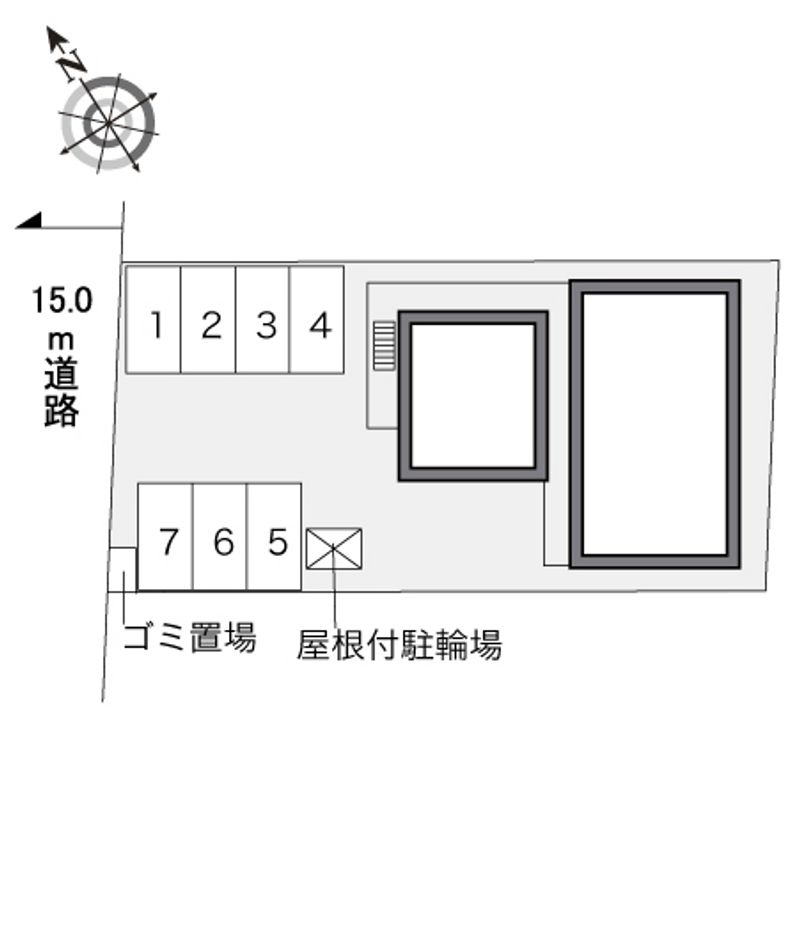 レオパレスビッグバレー 駐車場