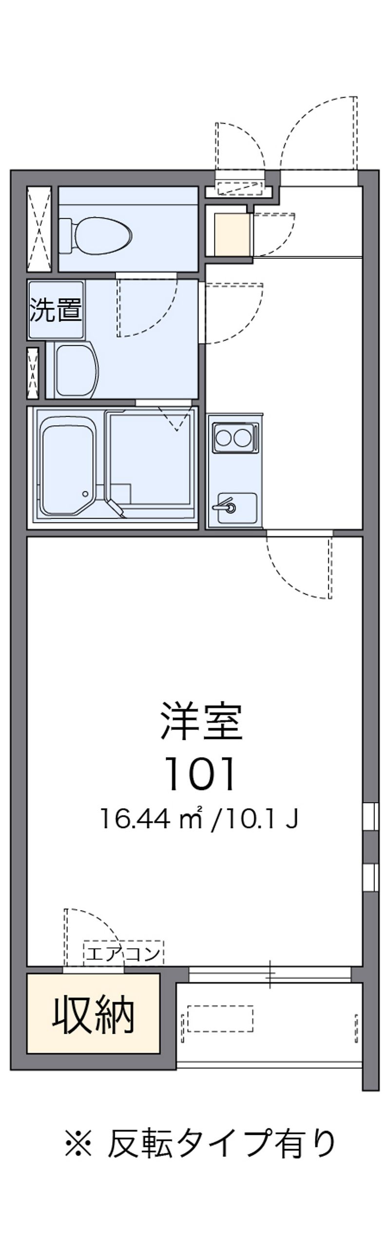 クレイノ新グリーンハイツ 間取図