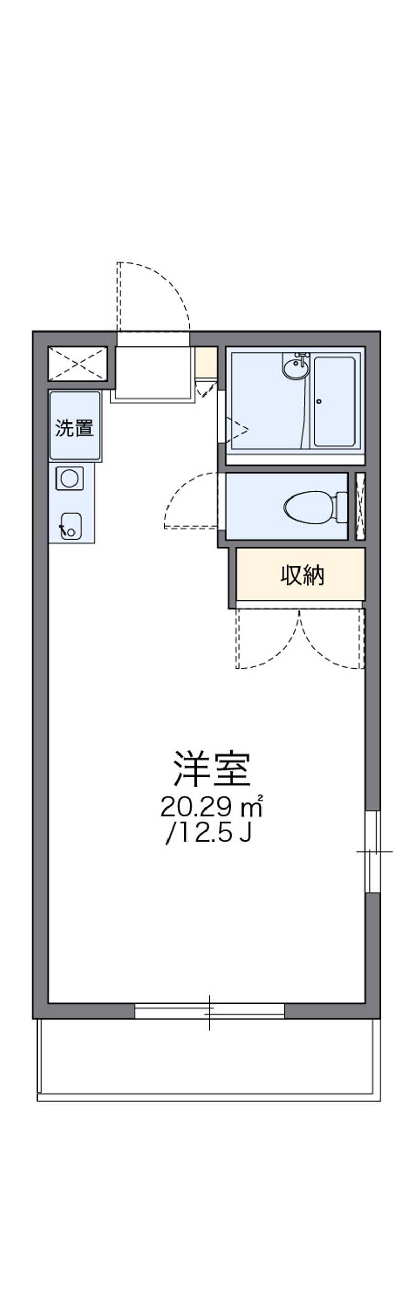 レオパレス舞 間取図